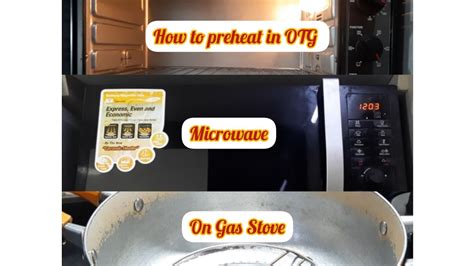 preheat gas stove